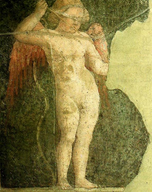 Piero della Francesca cupid returning an arrow to the quiver china oil painting image
